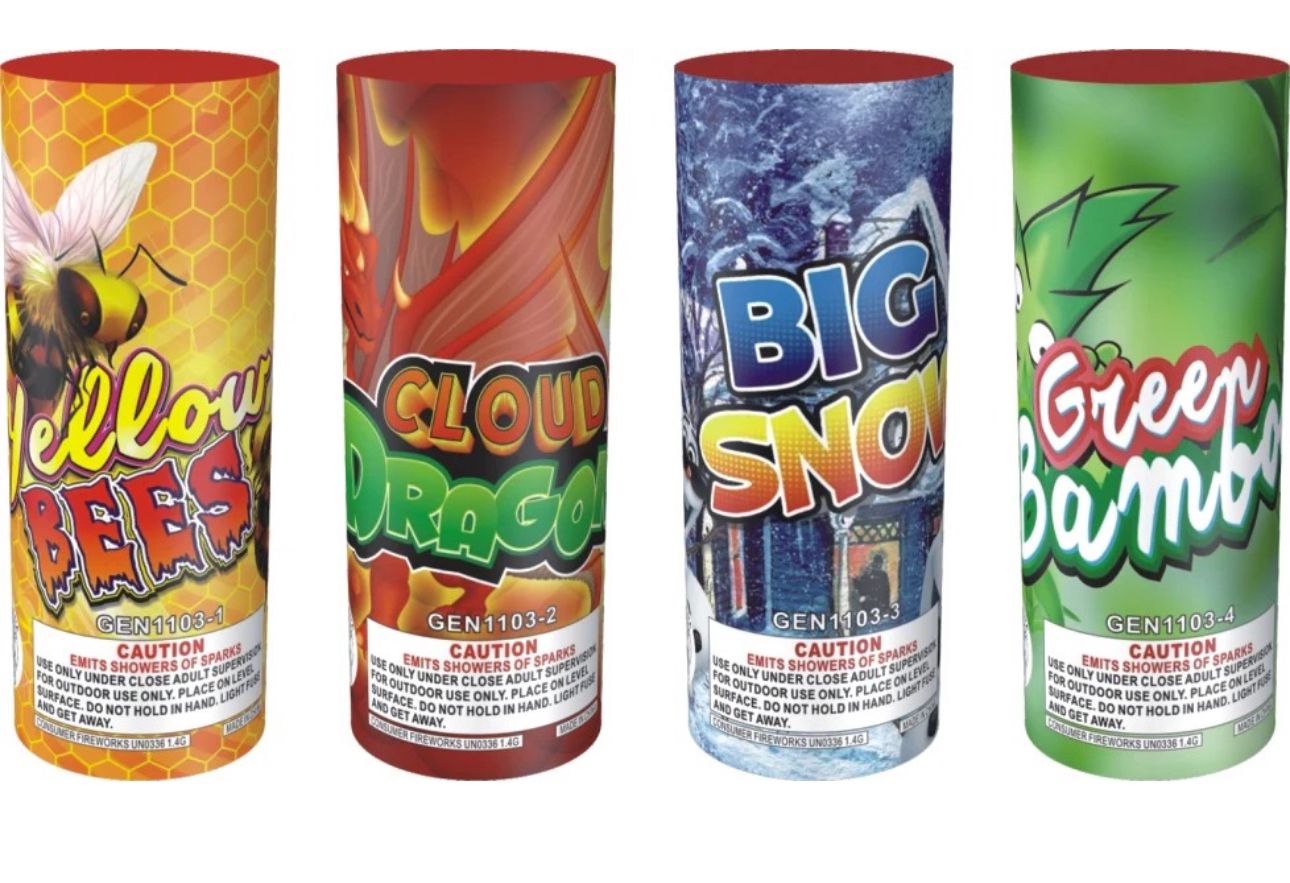 Yellow Bees, Big Snow, Green Bamboo, Cloud Dragon (each)