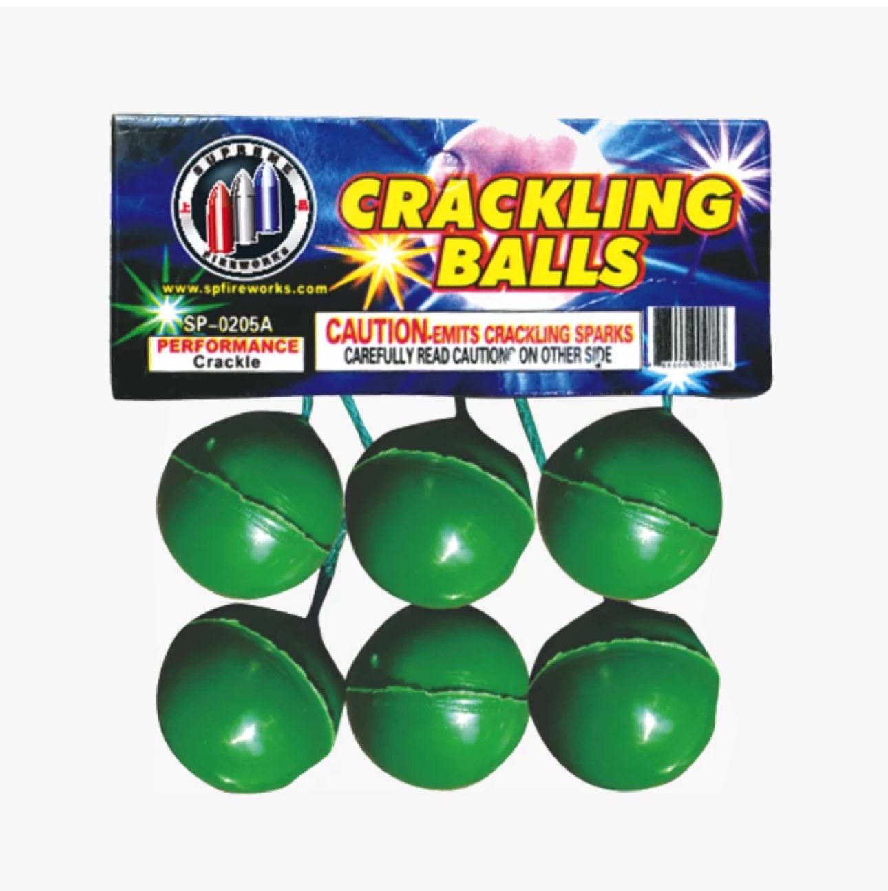 Crackling Balls (pack of 6)